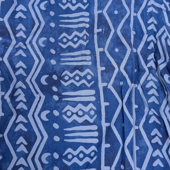 vintage NTCO cropped rayon overalls S M - Picture 7 of 8